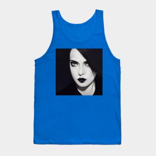 Dark Mysterious Woman Tank Top